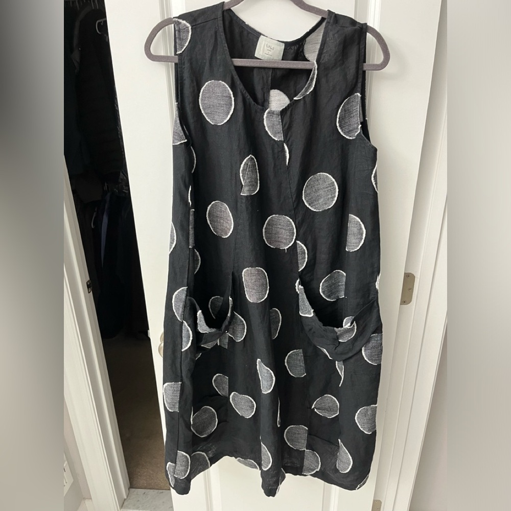 Chalet et Ceci midi linen dress